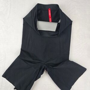 Spanx Shapewear Bodysuit Thigh Slimming High Waist Black Women's Size‎ S